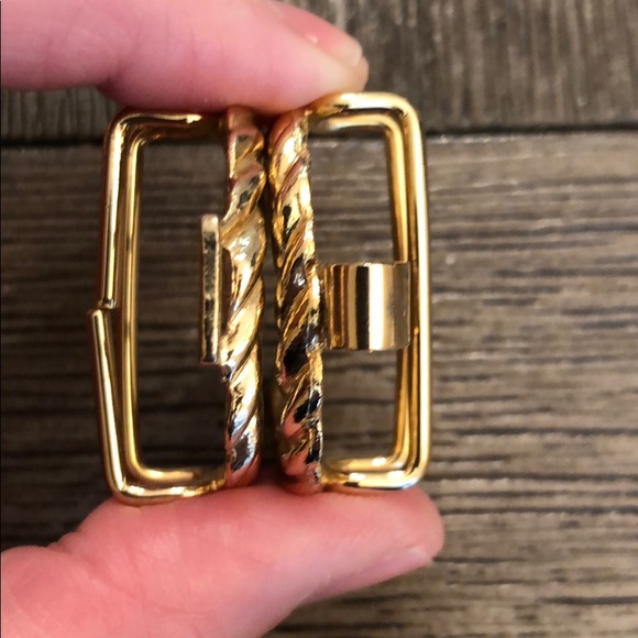 Vintage Style Belt Buckles Horseshoe and Circles - Picture 3 of 11